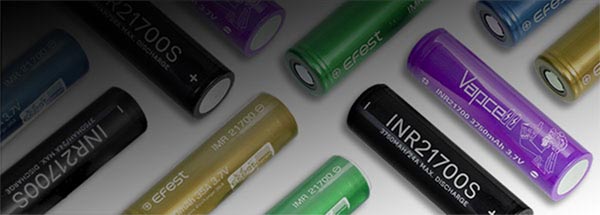 21700 Size Vape Batteries