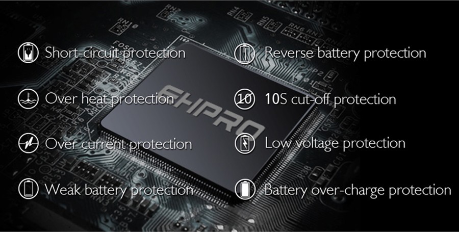 The inbuilt safety features allow you to experience a safer vape.
