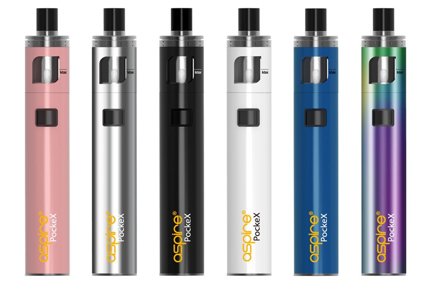 The Aspire PockeX is a compact vape kit for mouth to lung vaping