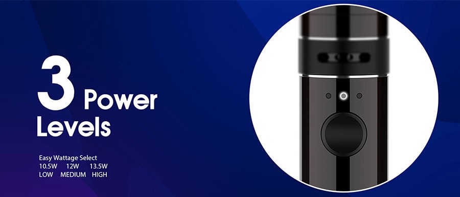 The Innokin Endura T18 II vape starter kit features three power levels to find your ideal vape.