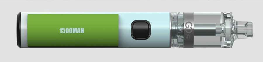 The Innokin Go S Pen vape kit features a 1500maH built-in battery with a 13W continuous output.