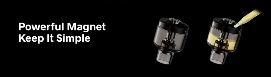 voopoo argus pro vape kit tank The 2ml PnP pods feature a magnetic pod connection and are refilled via bottom silicone stopper plug for an efficient process.