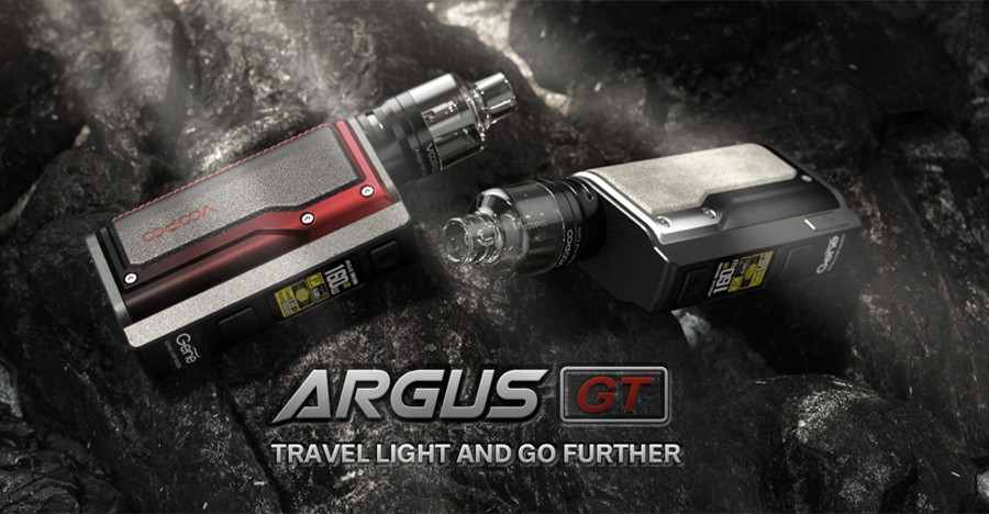 The VooPoo Argus GT vape kit combines a high power output with a lightweight build for an intelligent sub ohm kit.