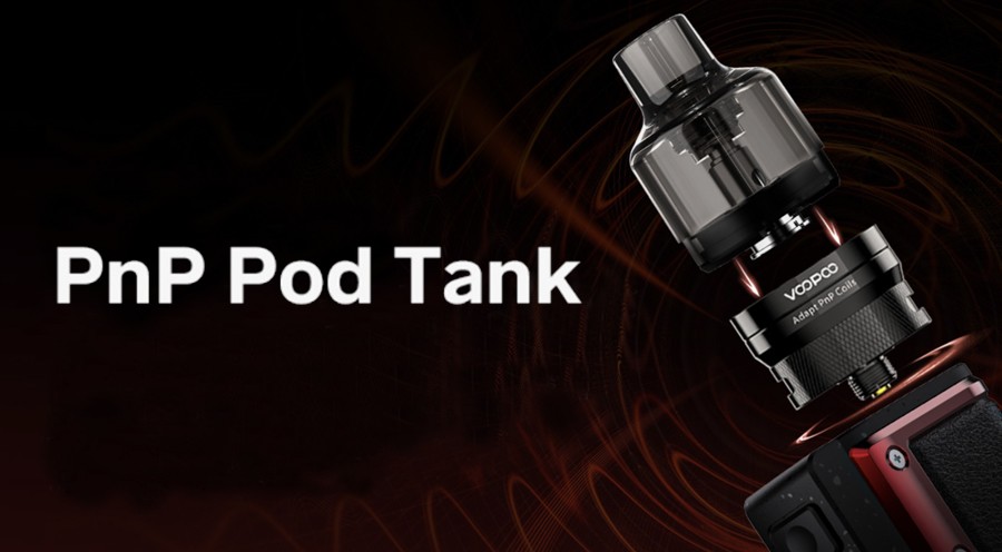 The Argus pod tank combines the functionality of a pod with the vapour production of a sub ohm tank.