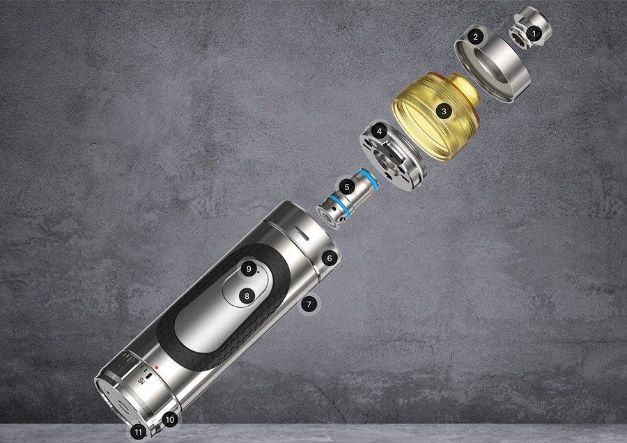 The Aspire Zero G is a sub ohm pen kit powered by a 1500mAh battery that can be used for both MTL and DTL vaping.